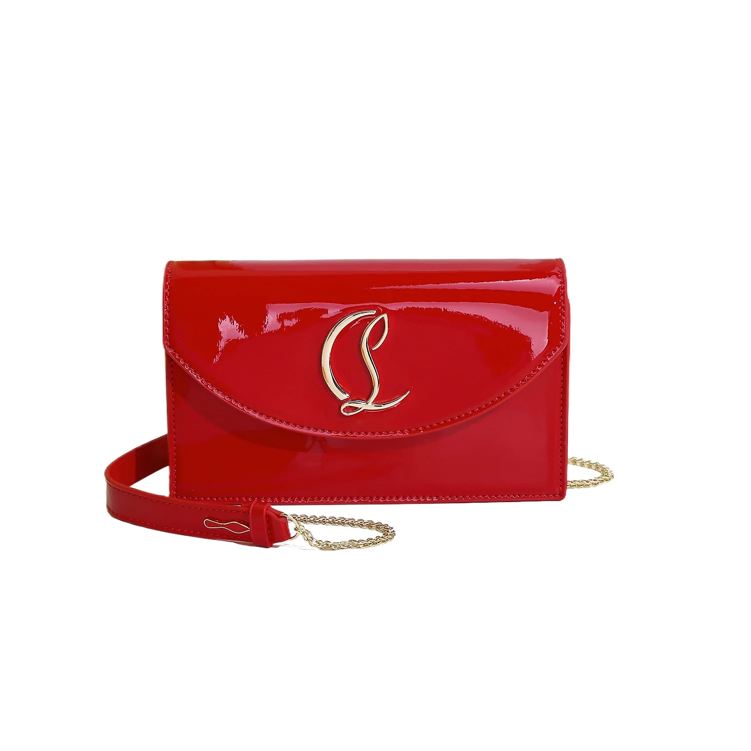 CL Sac bandoulière femme sac à main rouge
