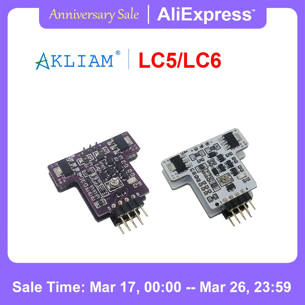 AkLIAM 1 Piece LC5 LC6 Low Noise Low Distortion Class A Discrete Op Amp Upgrade Replace Muses02 OPA627 OPA1612 LME49720