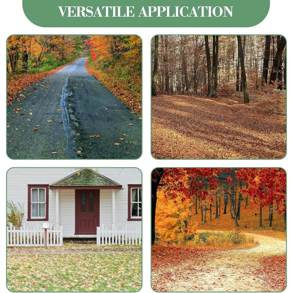 مكنسة العشب شديدة التحمل بقدرة 25 قدمًا مكعبةًا لتجميع الأوراق والعشب مع ميزة الإغراق