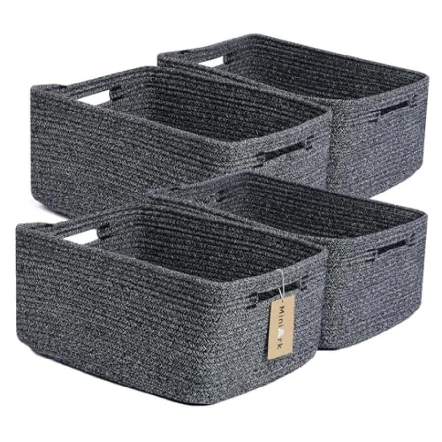 

Большие корзины для хранения: корзины для организации пространства в шкафу, корзины для одежды, одеял, полотенец, игрушек для детской комнаты, плетеные корзины из веревки.