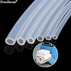 1~10m Food Grade Silicone Peristaltic Pump Tube ID 0.5 ~ 25.4mm Transparent High Temperature Corrosion Resistant Laboratory Hose