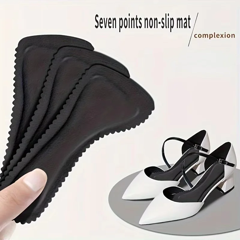 4 PCS Anti-slip Pads For Women's High Heels And High-heeled Sandals Perspiration Absorbent Deodorant High Heel Sole Sticker
