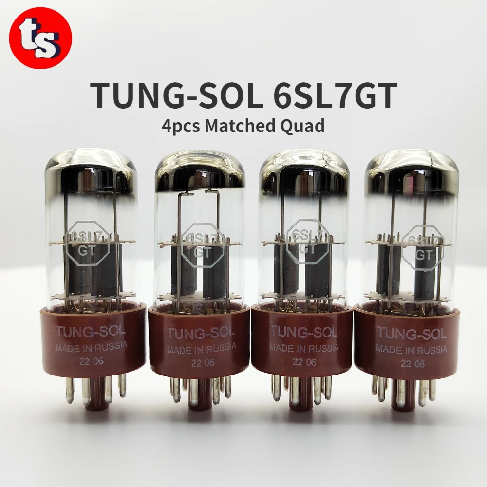 

Комплект усилителей 6SL7GT TUNG-SOL 6SL7 для вакуумной трубки 6N9P 6N9 6H9C 5691 6N2 12AT7 HIFI, звуковой клапан, Электронная трубка, усилитель «сделай сам»