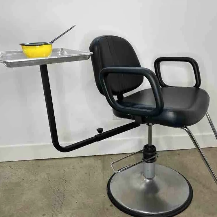 Barber shop trolley rack barber chair storage tool liftable instrument bracket tray multi-purpose