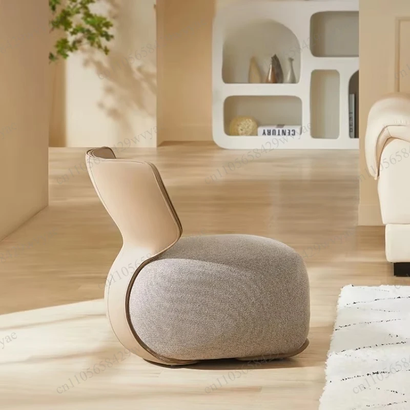 Single Sofa Chair Cream Style Leisure Backrest Chair Modern Luxury Furniture for Living Room Balcony