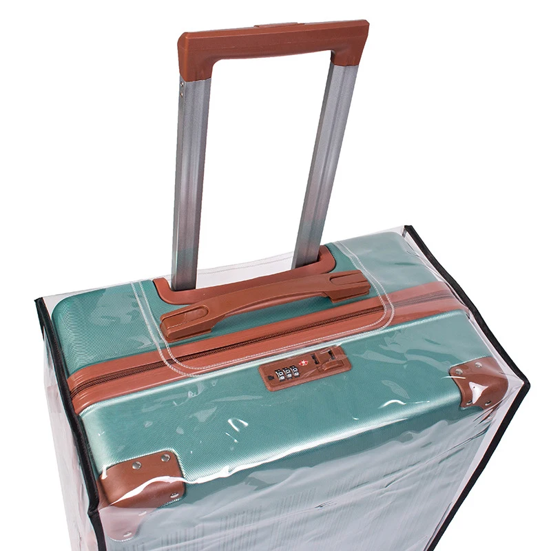 Full Transparent Luggage Protector Cover Thicken Suitcase Protector Cover PVC Suitcase Cover Rolling Luggage Cover