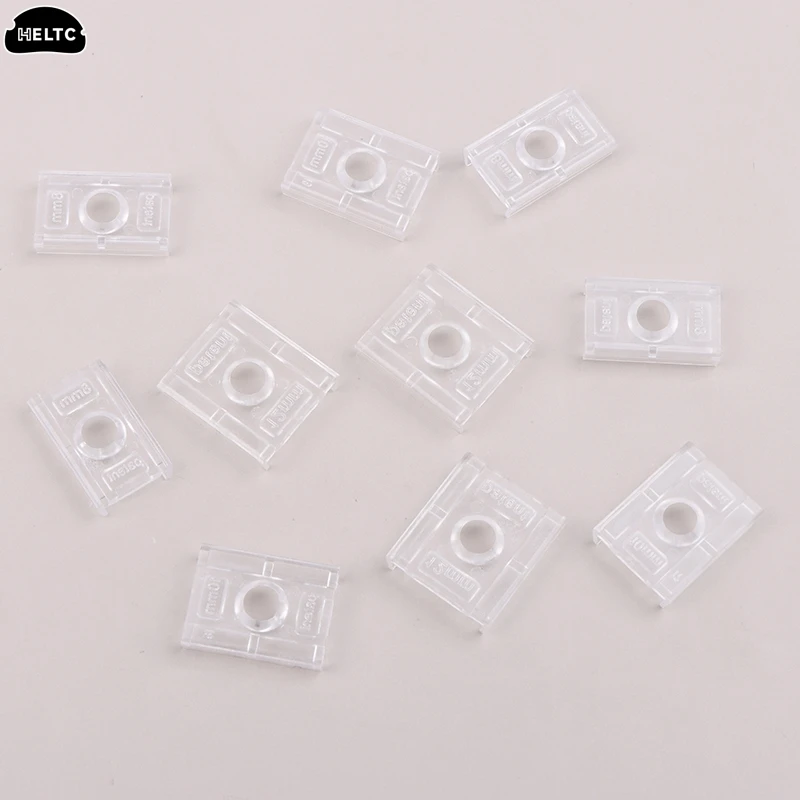 50 Pcs /LOT COB SMD Leds Strip 8/10/12mm With Screws Fixing Mounted Clip LED Tube Holder Tape Light Connector Clip Brackets