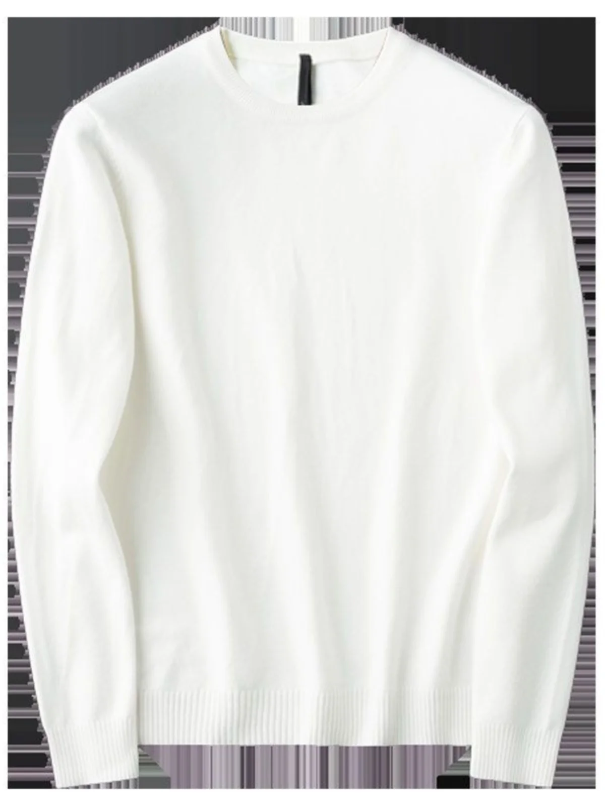 

Soft round Ne Knitted Sweater Men's Autumn Winter Base Layer irt Versatile Warm Inner Wear Pure Color Faionable Ci Sle