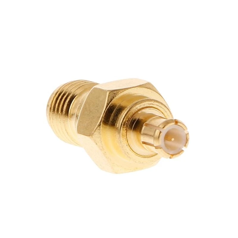 HX6A SMA Female To MCX Male Plug Straight RF Coaxial Adapter Connector Converter