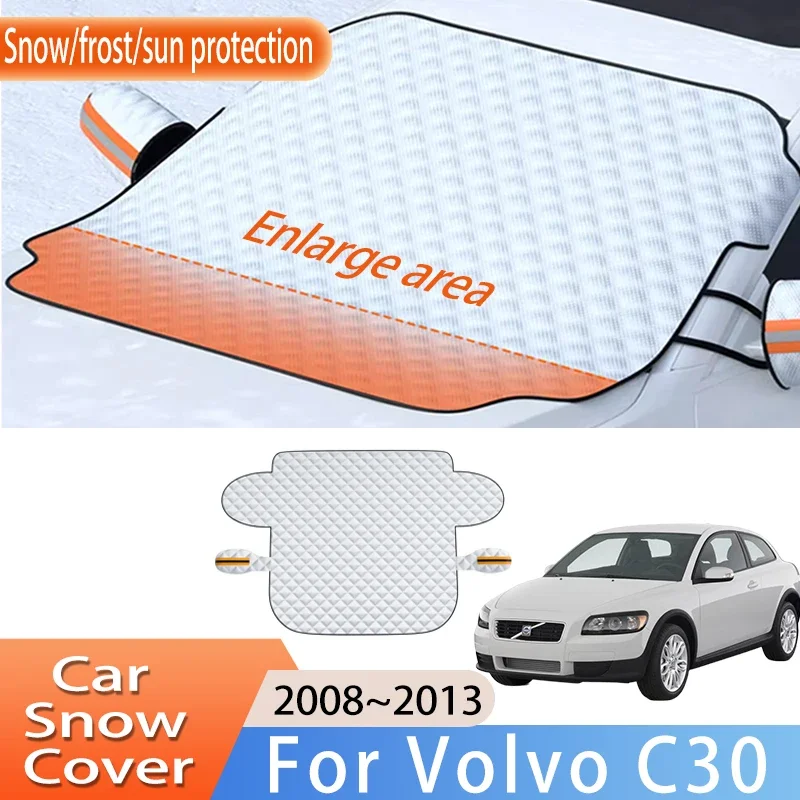 

Car Accessories For Volvo C30 2008~2013 2010 Upgrade Front Windscreen Snow Cover Ice Frost Sun Protector Waterproof Auto Parts