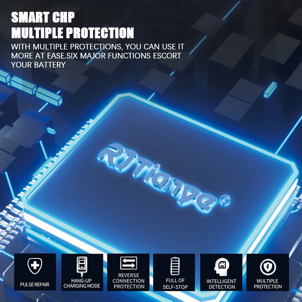 Chargeurs de Batteries de stockage 1,5a 6V/12V, réparation d'impulsions numériques pour jouets AGM au plomb, chargeurs de batterie pour moto et voiture 30W