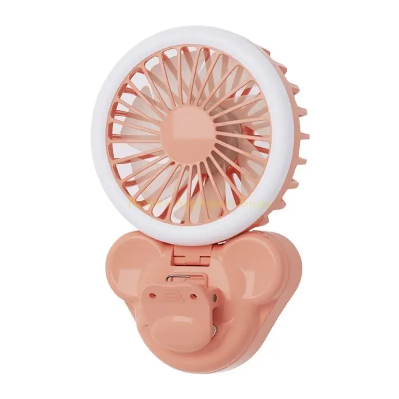 D0AB Selfie Flash Light Светодиодный портативный мини -USB -вентилятор Photography Fill Light Clip Lamp