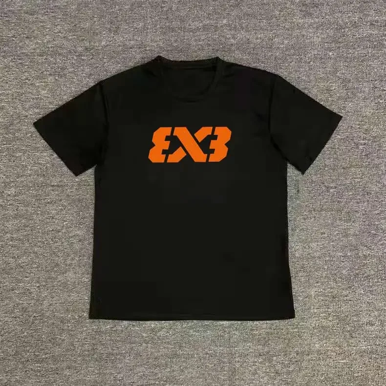Basketball Short-sleeved T-shirt Quick-drying 3x3 International Appearance Shooting Suit Breathable Sweat Absorption High