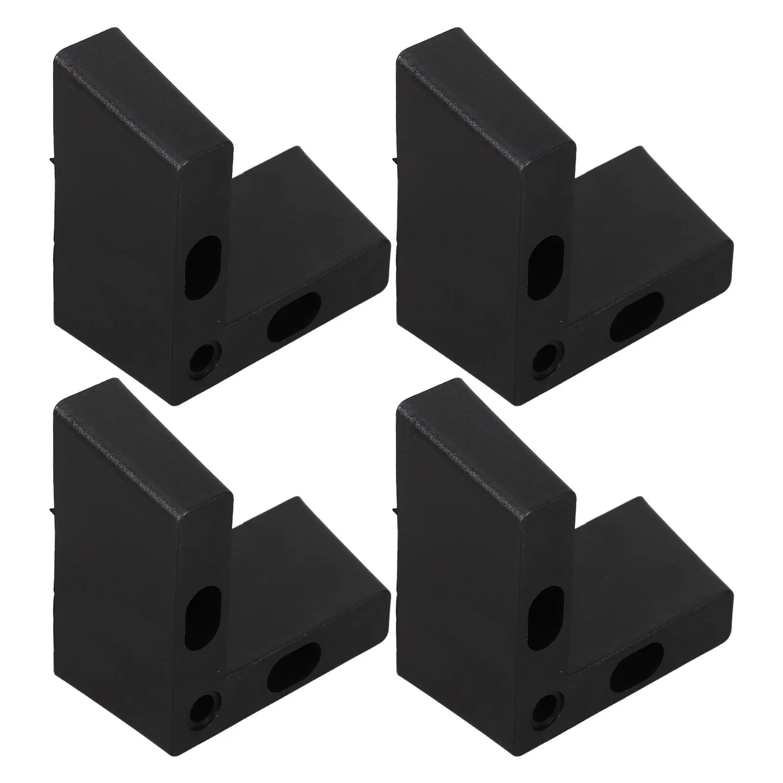 4Pcs Sofa Legs Plastic Furniture Legs Replacement L Shaped Couch Leg Risers Screw in Leveling Feet for Cabinet Bed Chair Table