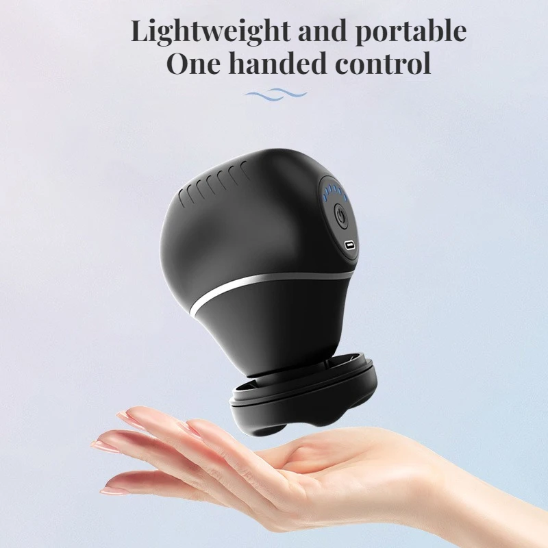 Lightweight Rotating Vibration Massager Multifunctional Durable Whole Body Fascia Gun Massagers Portable Electronic Massager