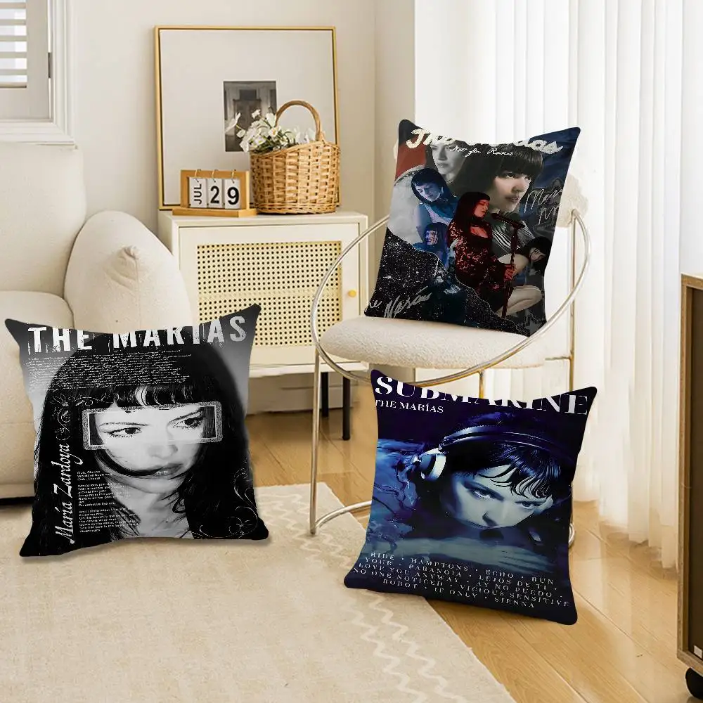 album art S-Submarine The Marias Cushion Cover Car Throw Pillow Case For Sofa Car Christmas Gift 40x40cm 45x45cm