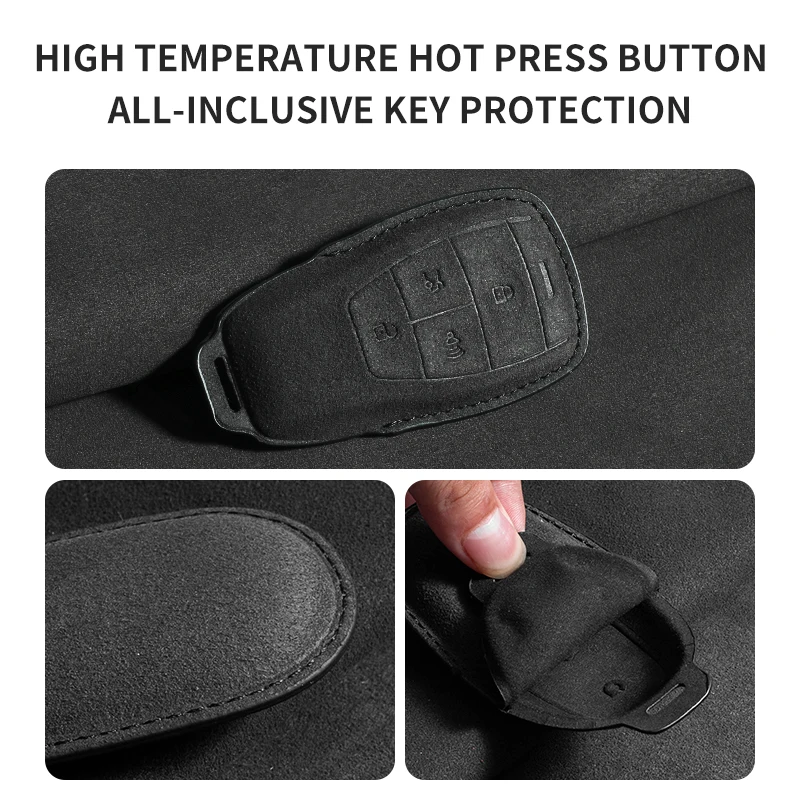 For Baic Senova X25 X35 X55 X65 D50 Changhe Beijing BJ40 EX5 EU5 EC5  Car Key Case Keyless Cover Key Shell Car Accessories