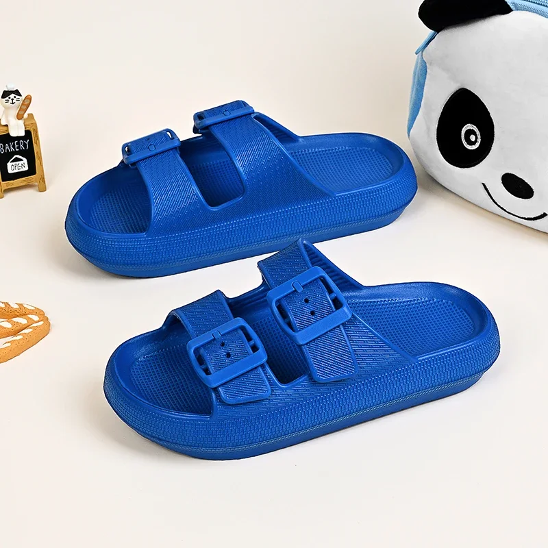 Summer Antiskid Boys Girls Slippers Casual Non-slip Beach Sandals Kids Shoe Children Sandals Summer Boys EVA Buckle Kid Slippers