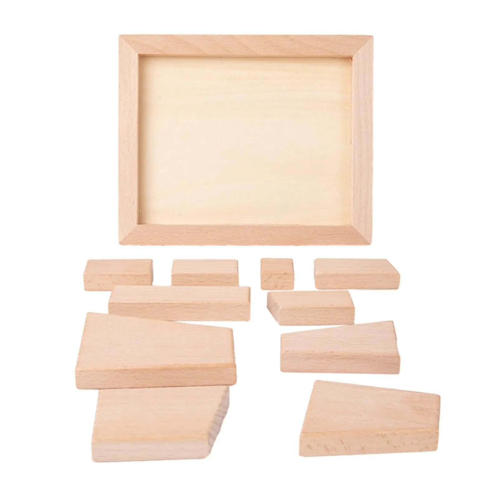 

Geometric Tangram Geometric Shape Puzzle Kids Children Gifts Family Portable Puzzles Intelligence Toys for Preschool Boys
