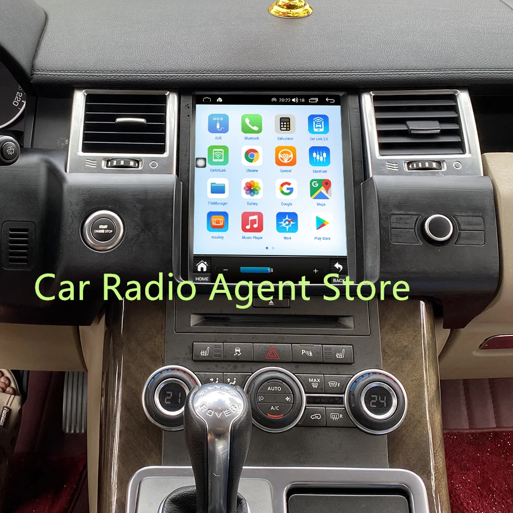 

Автомобильный мультимедийный плеер 8 g128g CARPLAY, Android 12 для Range Rover Sport 2010-2013, GPS-навигация, автомобильное аудио, радио, стереоголовка