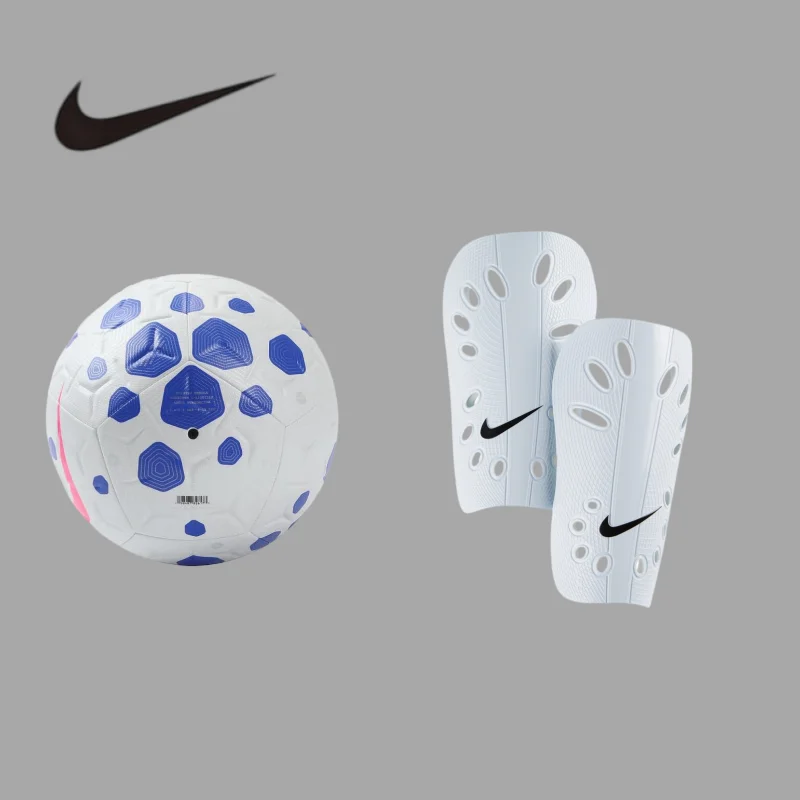 

Nike Soft Inner Comfort Pack No.5 Soccer Ball Matched M Size Skin Friendly Padding ShinguardsHV4386-104+SP0040-101