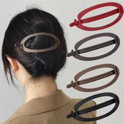 New Korea Big Size Duckbill Clip Hair Hairpin Top Clip Disk Hair Plastic Hairgrips Clamps Women Makeup Headwear Hair Accessories