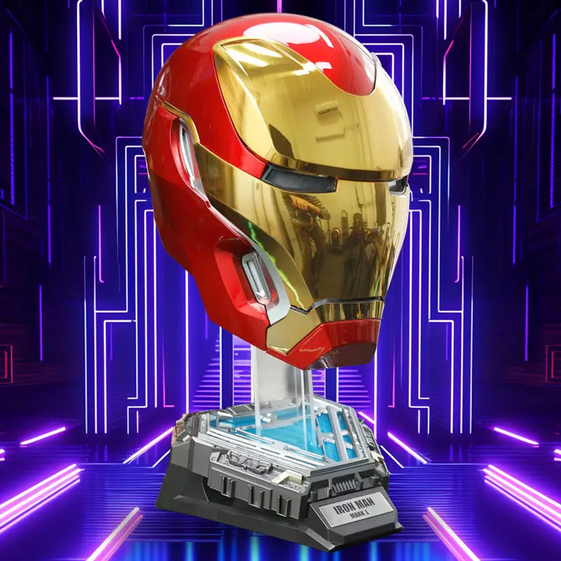 

Mechahead Mk50 Iron Man Helmet Wearable Sound Control High Tech Gift For Experts Birthday Anime Derivative Collectible Toy
