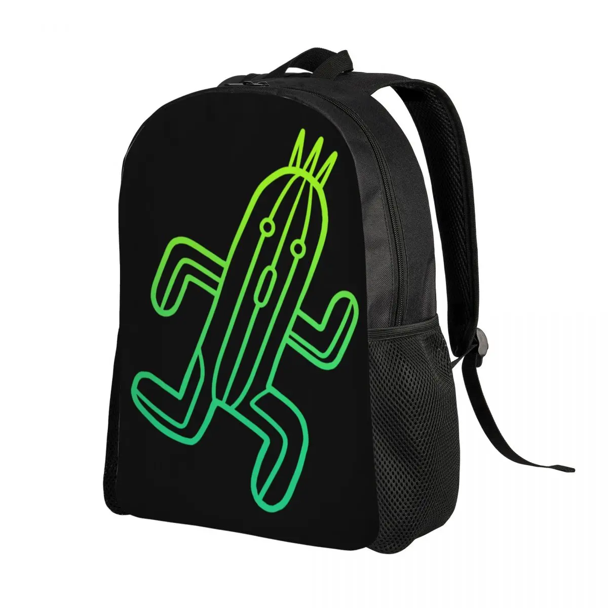 Custom Final Fantasy Cactuar Backpack for Women Men Water Resistant School College Bag Printing Bookbags