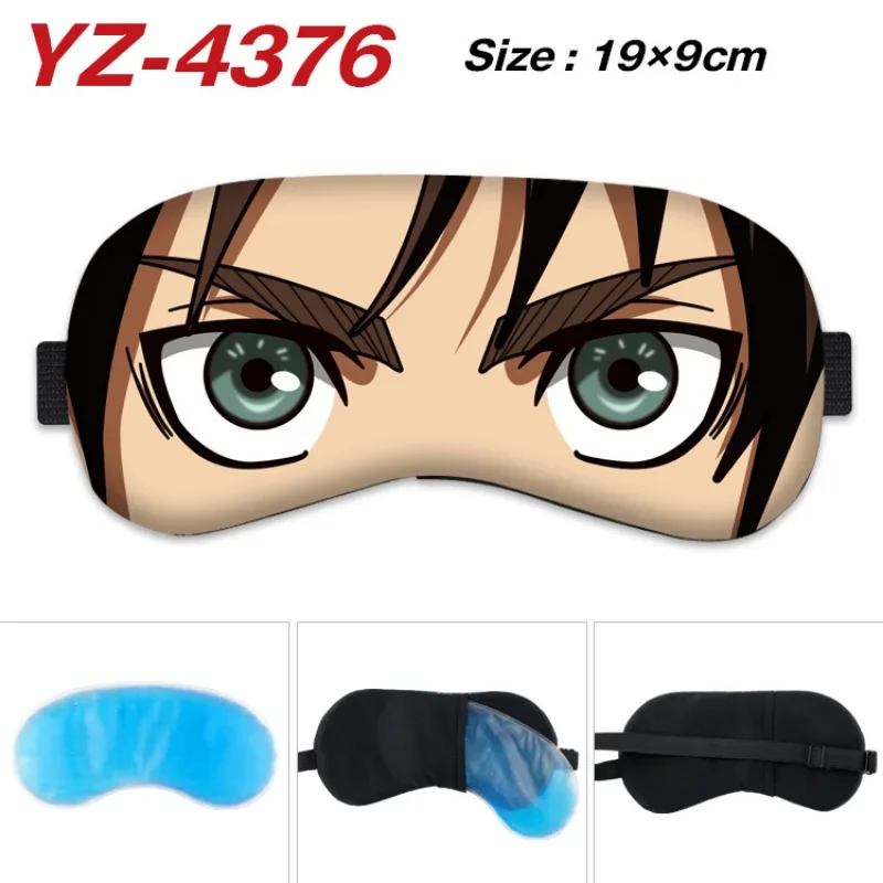 Attack on Titan Anime Cosplay Eye Mask donna Eren Levi Mikasa Armin Cartoon eyeppatch Man Sleep Eyeshade Unisex Blindfold Gift