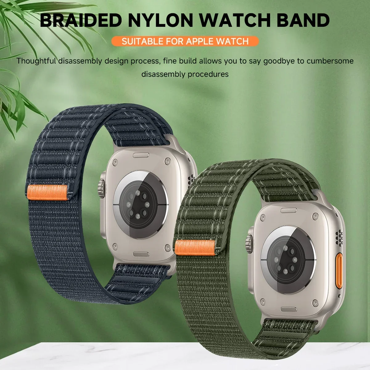 Нейлоновый ремешок для Apple Watch Band Ultra 2 49 мм 45 мм 41 мм 44 мм 42 мм 38 мм Браслет с волнистым узором для iWatch Series 9 8 7 6 5 4