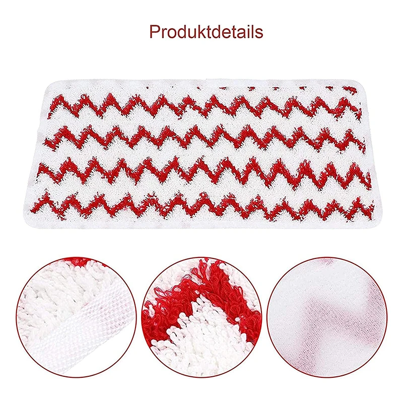 Microfiber Steam Mop Pad For Vileda Steam XXL  Replacement Part Power Pad Steam Cleaner Accessories Washable Mop Cloth Parts