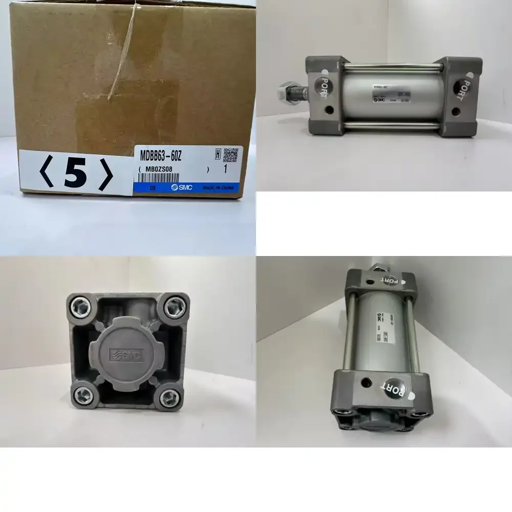 

SMC Genuine Original MDBB63-60Z Air Cylinder MB-Z Series Standard Type Double Acting Single Rod Copper Material for Farm Used