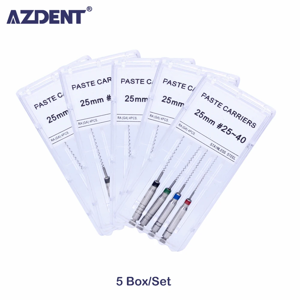 5 Box AZDENT Dental Endodontic Drill Gates Glidden Peeso Reamers Rotary Paste Carriers 32mm/25mm Engine Use Stainless Endo Files