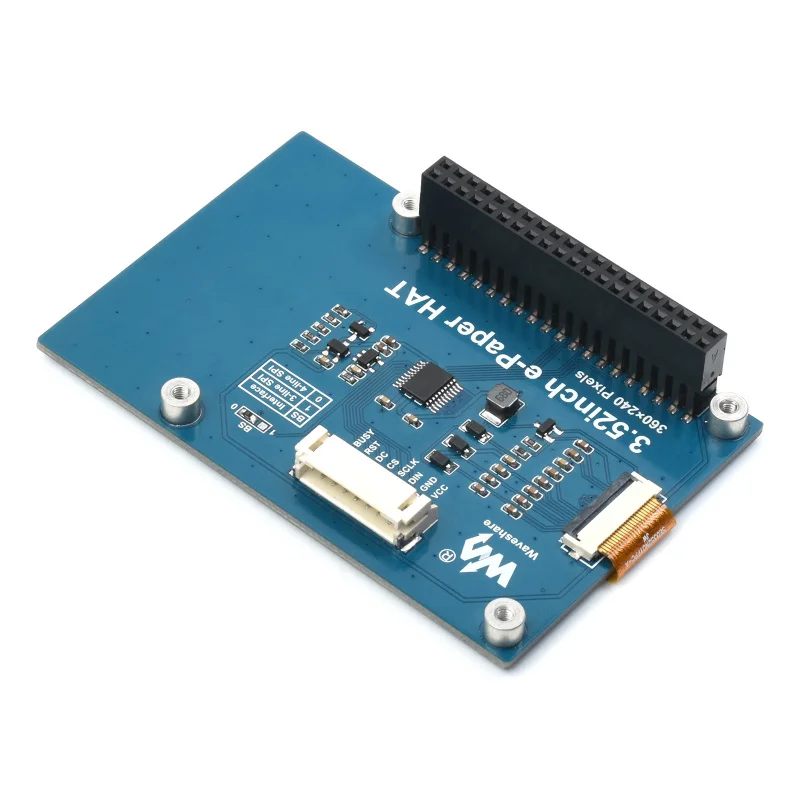Makerseek & Waveshare 3.52inch e-Paper HAT-SKU-22698-Price without Shipping fee