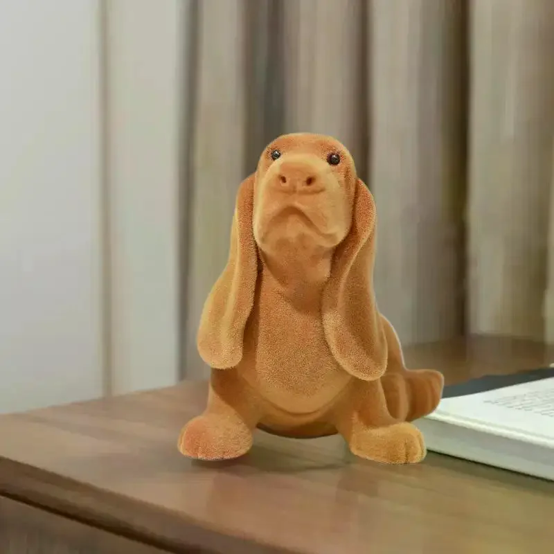 

1 шт. Милая коробочка для обручального кольца в виде коричневого щенка, бархатный футляр для хранения украшений, органайзер для серег и ожерелий, подарочная упаковка