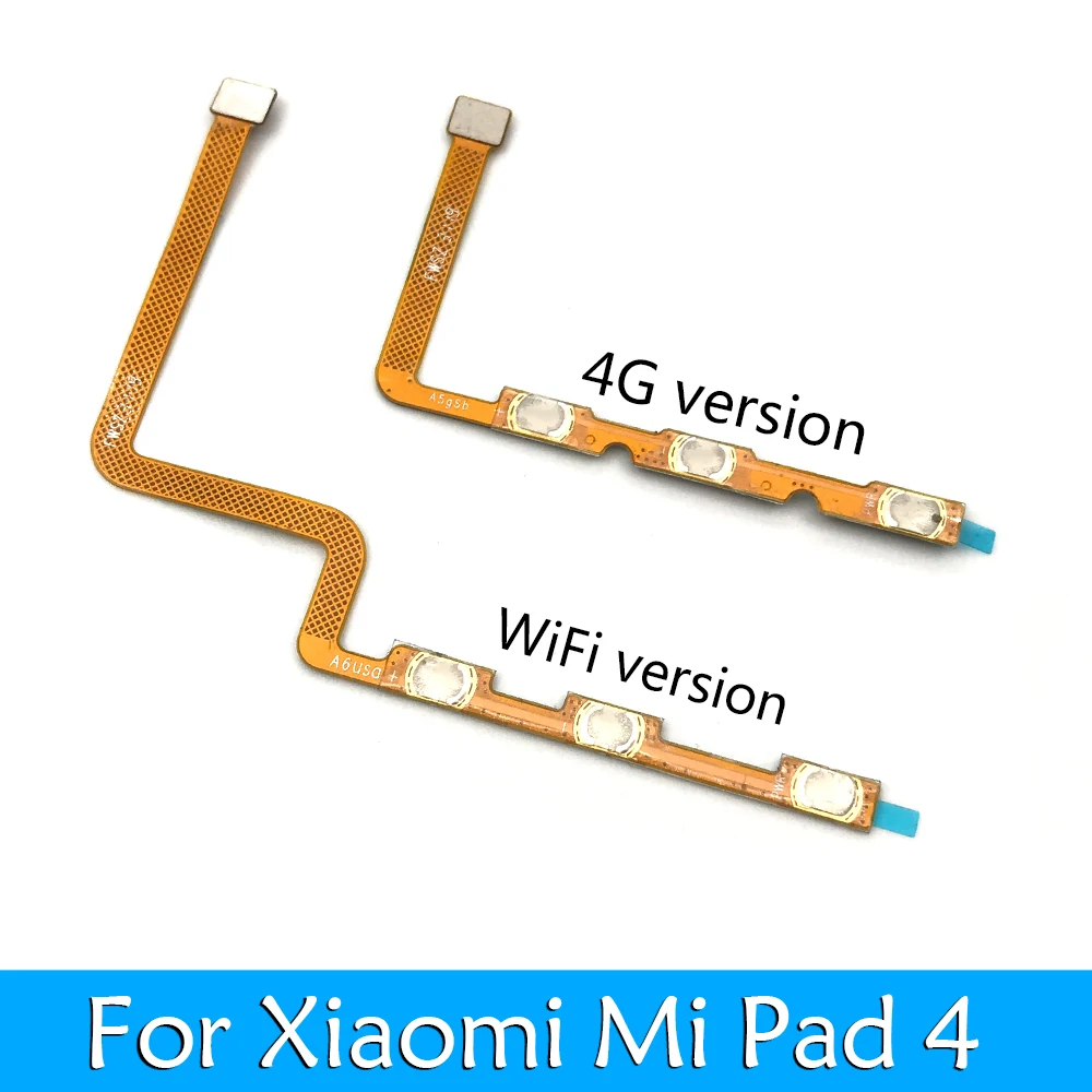 For Xiaomi Mi Pad 4 Pad4 Power Volume Side Button Key TelePhone Phone Parts Replacement Mobile tele Repair