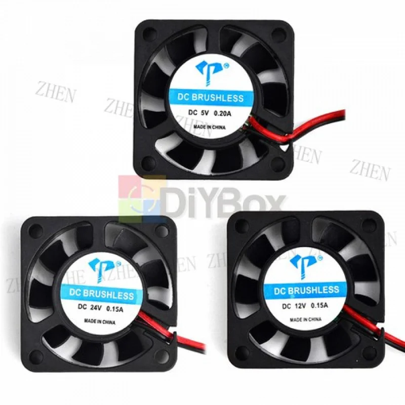 

Y for DC4010 40mm DC 5V/12V/24V 2Pin Silent Mini Cooler Cooling Fan for PC Computer