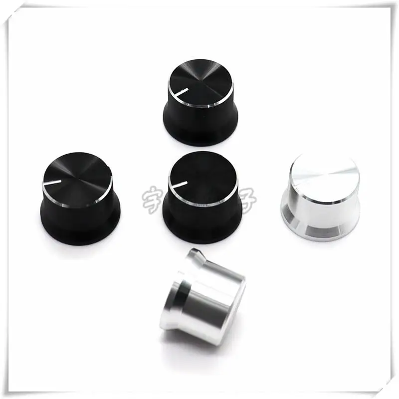 2PCS 26×18MM Aluminum Alloy Knob Cap Potentiometer Switch Cap Amplifier Volume Adjustment Knob Cap Flower Shaft