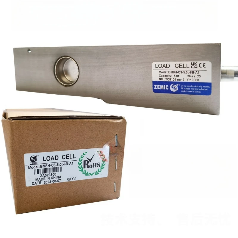 

BM8H-C3-5.0t-6B-A1 Load Cell Stainless Steel Material Force Sensor for Hopper Scales 1 Year Warranty