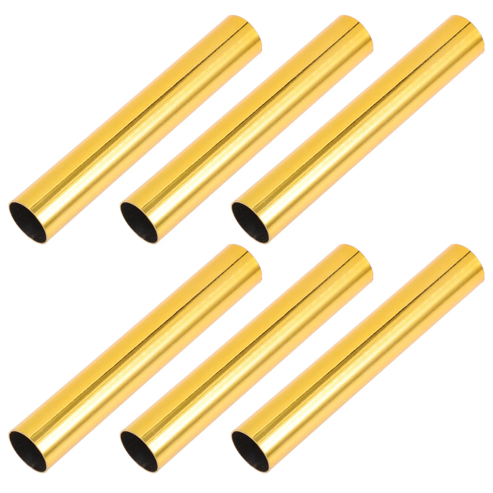 

6Pcs 16x100mm Chandelier Lamp Holder Tube Premium Iron Material Easy to Install Flanging Sleeve Lamp Base Sleeve