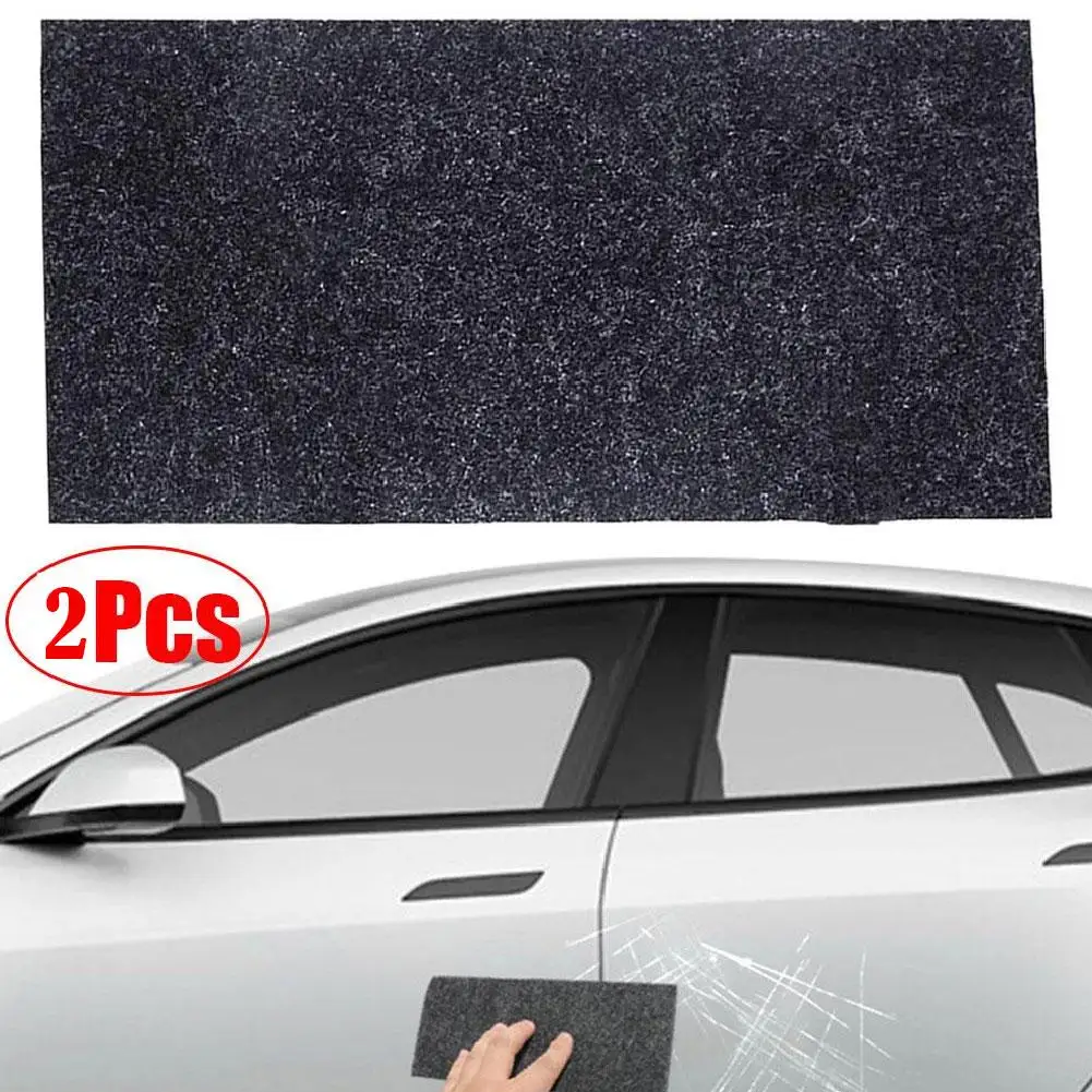 2Pcs Car Scratch Nano Repair Cloth Car Scratch Repair Cloth Universal Scratch Removal Paint Surface Car Wax Spray Paint Cloth