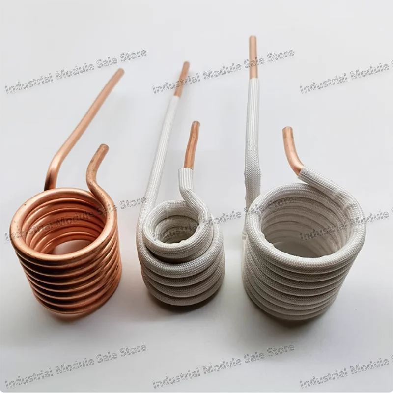 1 piece. ZVS T2 copper heating coil induction copper tube 6mm inflatable heating head