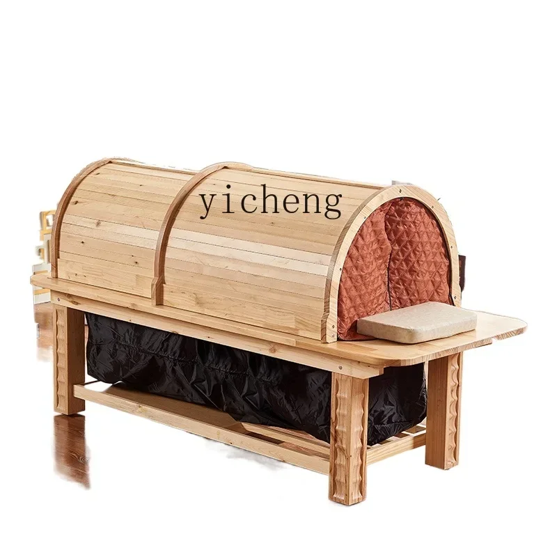 

YY Solid Wood Moxibustion Bed Household Steaming Bed Whole Body Traditional Chinese Medicine Steam Bed