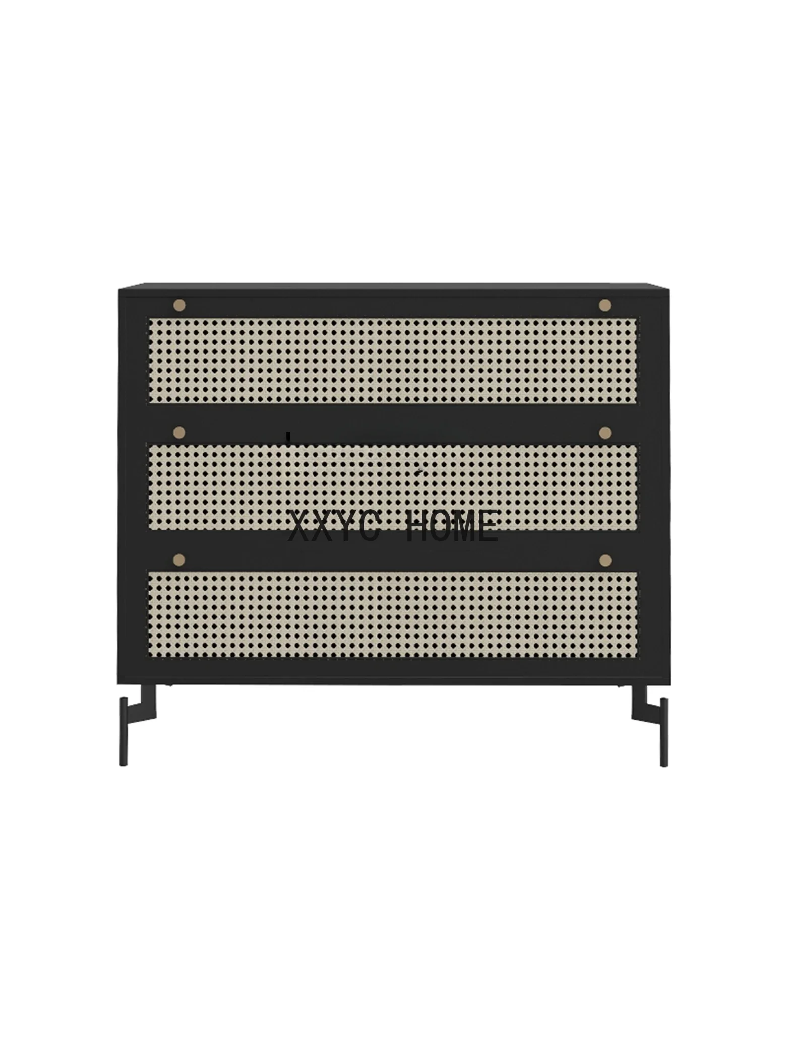 

Retro-Stijl Rotan Kast Lade Ladekast Multifunctionele Zijkast Dressoir Kast