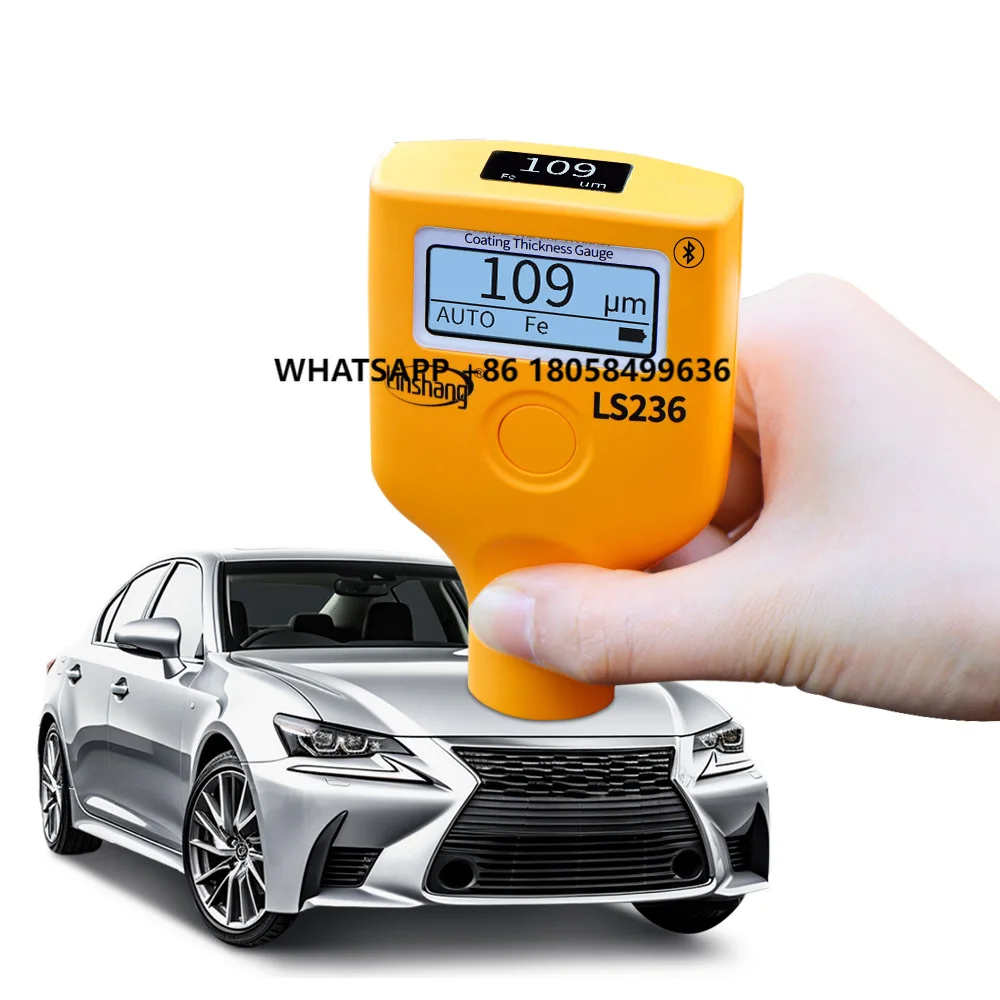 

Factory Wholesale LS236 Car Paint Tester High Precision Dual Screen Coating Thickness Gauge for Paint
