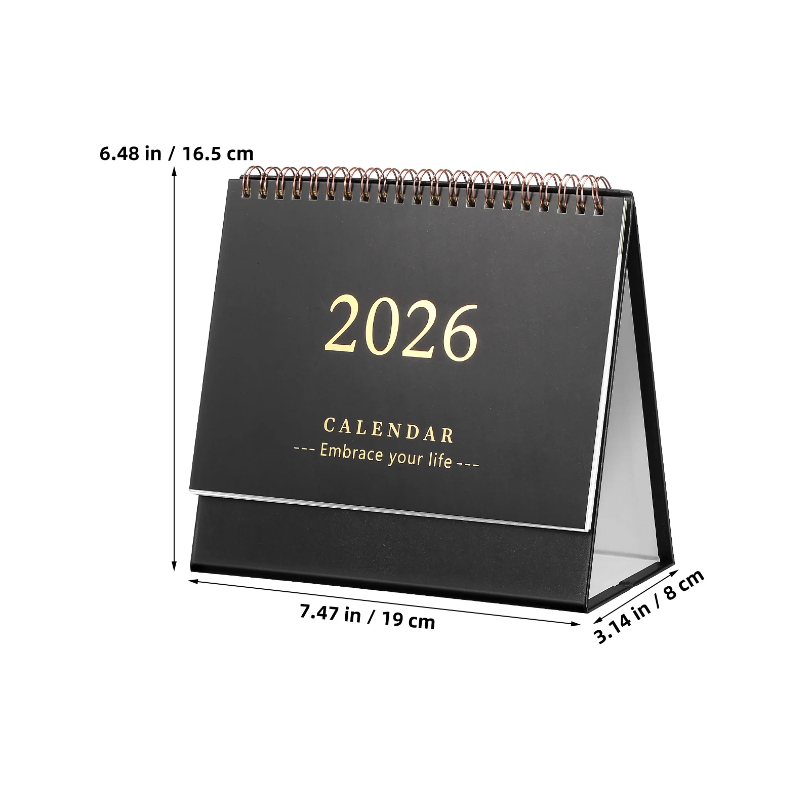 2026 تقويم مكتبي صغير الحجم مخطط الوجه الدائم لمكتب المنزل الجدول اليومي والتخطيط الشهري #2