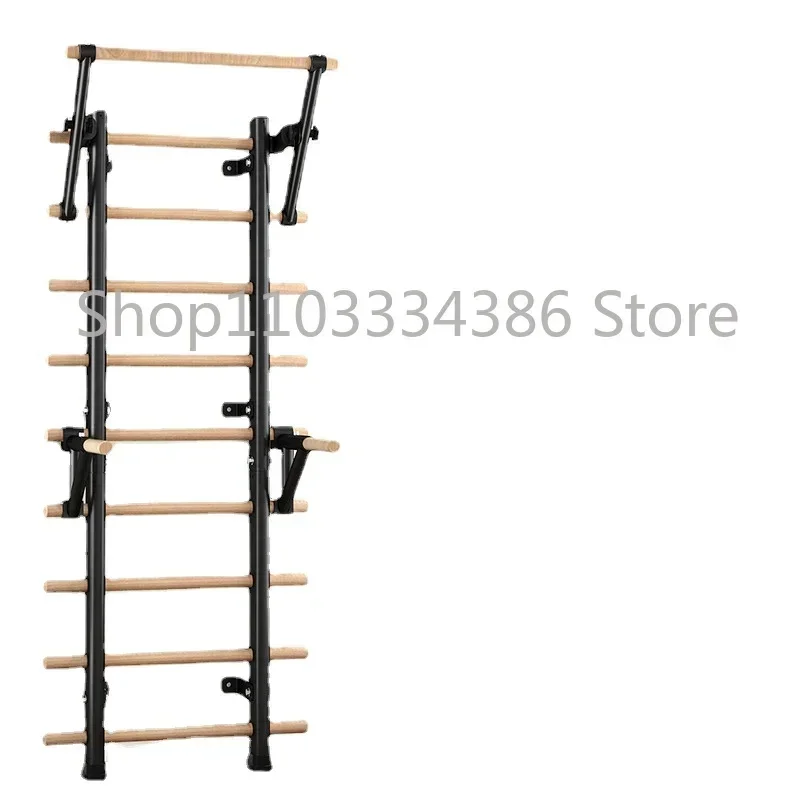 

Gym Fitness Trolley Wall-Mounted Wooden Ladder