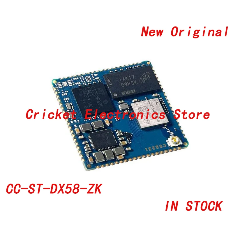 

CC-ST-DX58-ZK SOM ConnectCore MP133, STM32MP133, Single 650MHz, 256MB SLC NAND, 256MB DDR3, 2xGbE, -40/+85C