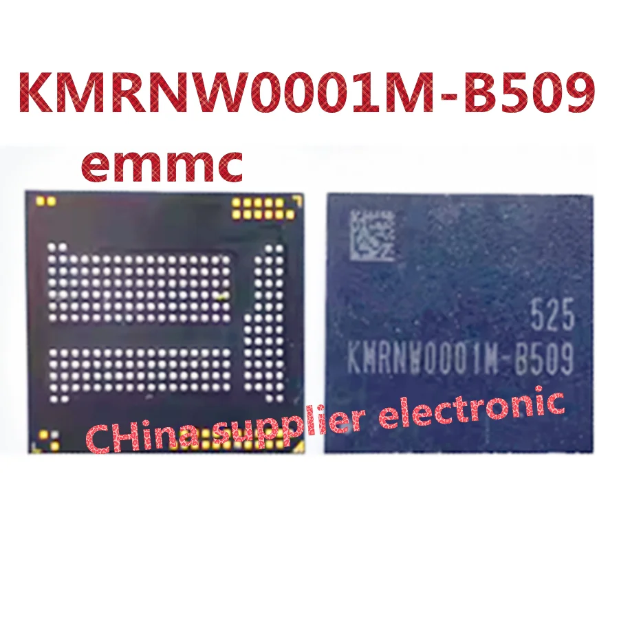 KMRNW0001M-B509 MLC EMMC EMCP UFS 8GB eMMC BGA221 NAND Flash Memory IC Chip Soldered Ball