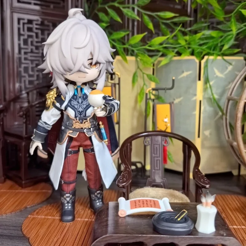 

16cm Genuine Honkai: Star Rail Jing Yuan 1/12 Action Figure Changing Clothes Doll Collectible Model Statue Toy Ornament Gift